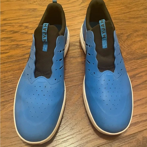 Nike Blue and Black Men's Hyper Huarache Sneakers - Picture 3 of 7